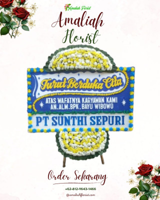 Papan Bunga Duka di Samarinda Seberang