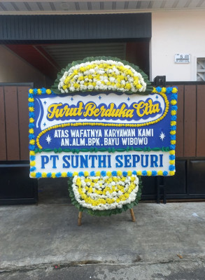Papan Bunga Duka di Samarinda Seberang