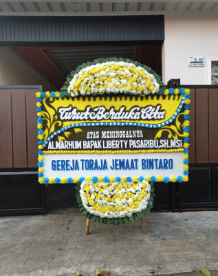 Papan Bunga Duka di Samarinda Seberang