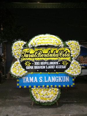 Papan Bunga Duka di Samarinda Seberang